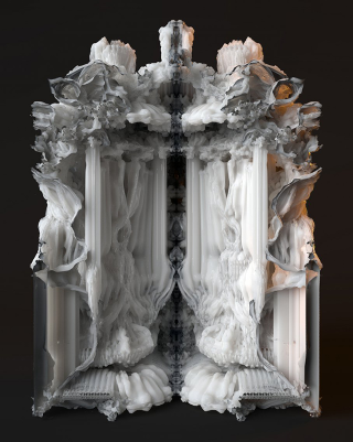 Illustration for article titled An Alien-Like Cathedral, 3D-Printed Out of Sand